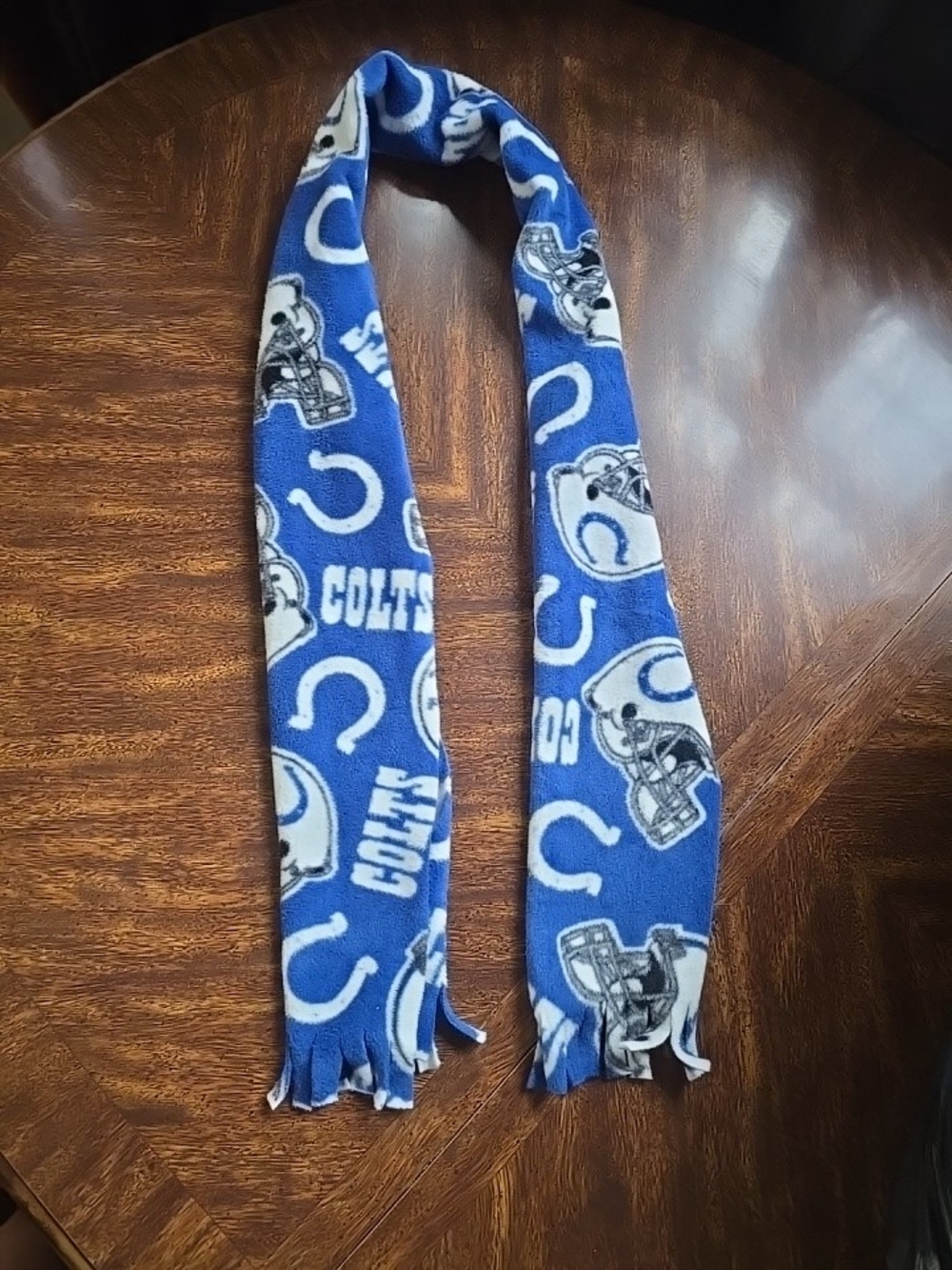 Indianapolis Colts Blue Fleece Scarf - Team Logo